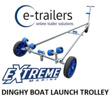 EXTREME Boat Dinghy Launcher 4 Deluxe Trolley - Suits 15ft or 4.6m with overhang