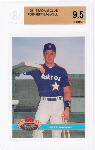 1991 Stadium Club Jeff Bagwell #388 BGS 9.5 Rookie RC