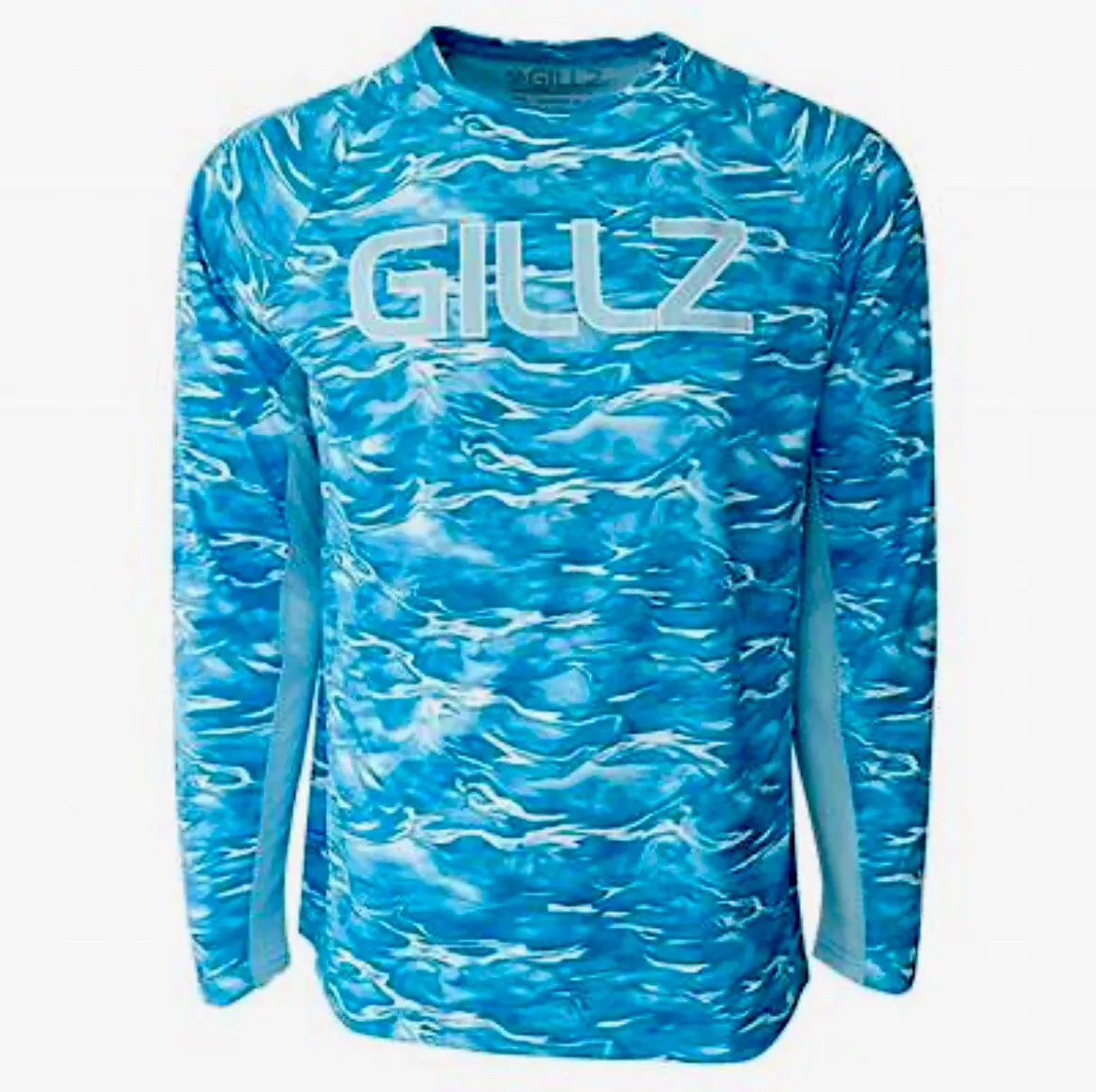 NEW Gillz Long Sleeve UV Tournament Series V3 Fishing Shirt - 2XL BALTIC SEA