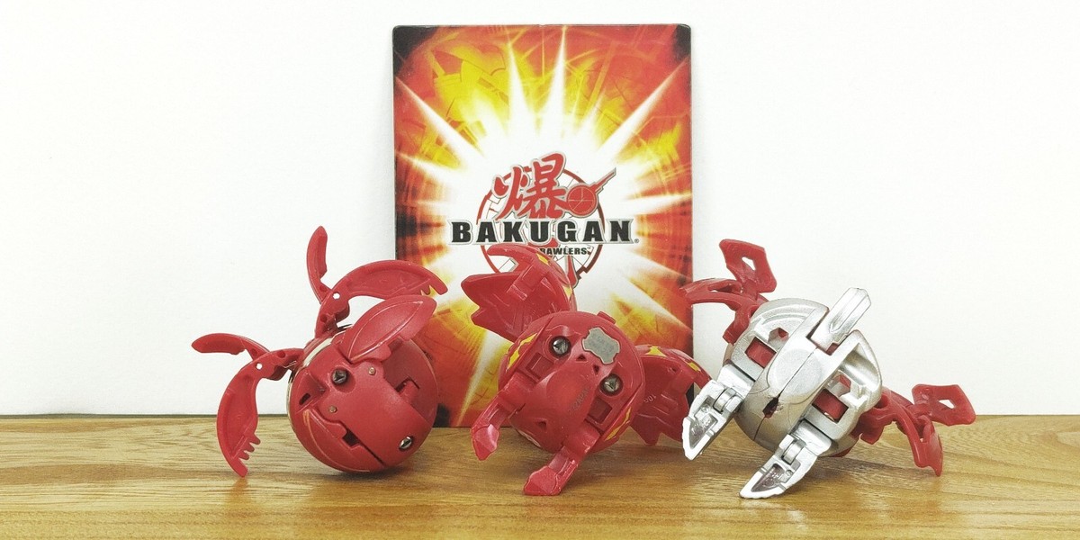 New 3x BAKUGAN Pyrus: INFINITY, BLITZ & TITANIUM DRAGONOID