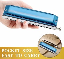 EASTTOP Chromatic Harmonica 16Hole 64Tone Key of C Professional Mouth Organ Gift