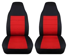 Truck Bucket Seat Covers Fits 1993-2004 Dodge Dakota Red Seat Covers USA Flag