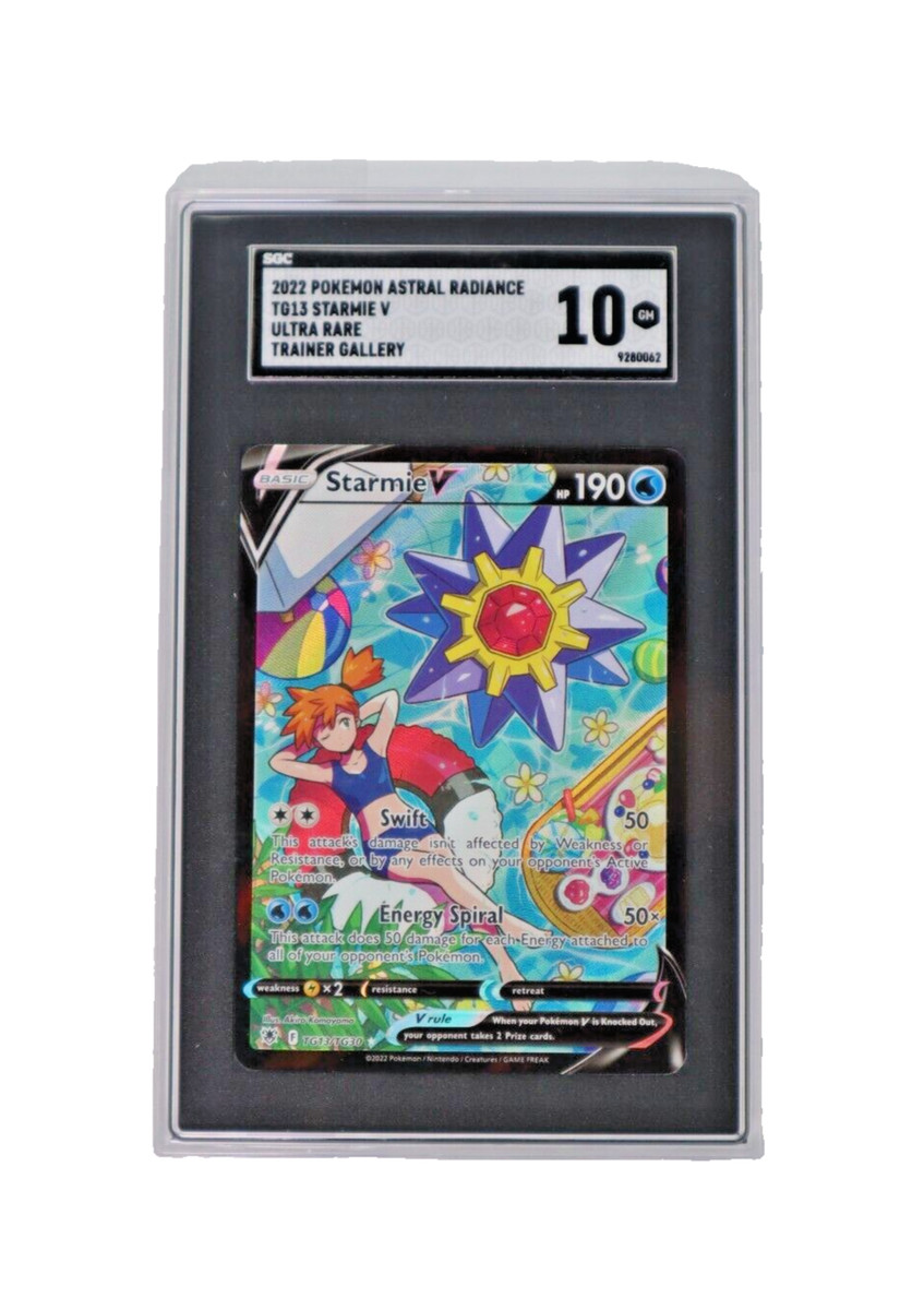 TG13 STARMIE V ULTRA RARE Grade 10 2022 Pokemon Astral Radiance
