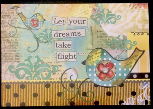 LET YOUR DREAMS TAKE FLIGHT - LANG PETITE NOTE CARD SET - ARTIST LISA KAUS, NEW! - 第 1/12 張圖片
