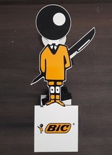 BIC espositore per penne anche come targa tabella pubblicitaria