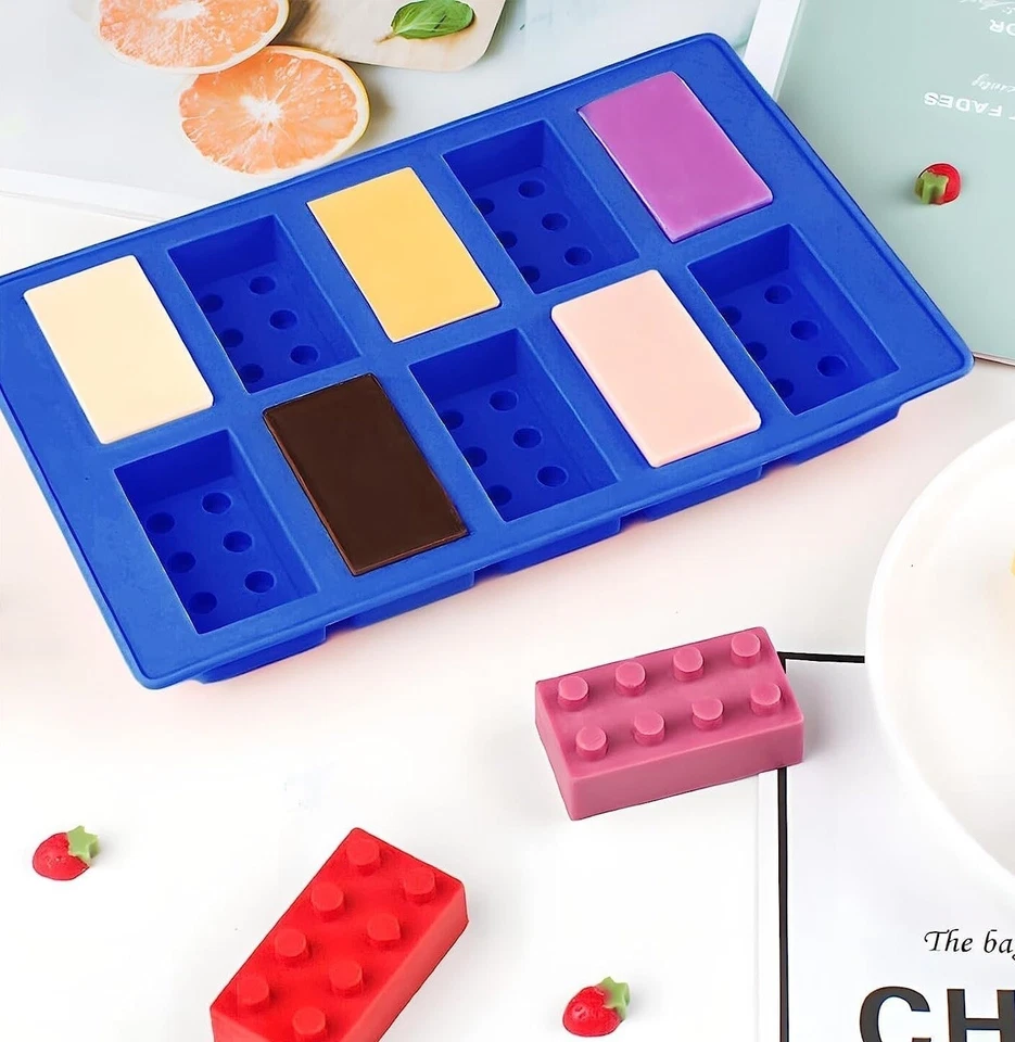 Silikon 3D Backform 10 Bausteine Fondantform Fondant Form Baustein - Bild 3 von 4
