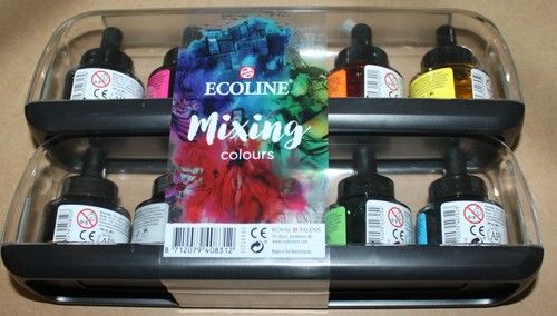 Ecoline flüssige Wasserfarbe 30ml(GP1L=123,30)60 versch. Farbtöne+ versch.Sets - 第 4/10 張圖片