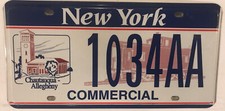 CHAUTAUQUA ALLEGHENY region license plate Lake Erie Amish Finger Lake Seneca NY
