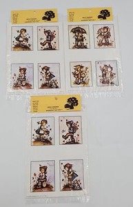 Vintage Decoupage Prints Hummel Designs 1972 3 Packs Arts Crafts