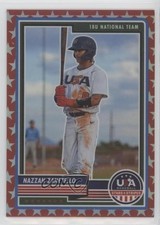 2023 Panini USA Baseball Stars & Stripes Red Prizm /149 Nazzan Zanetello #20 0w7