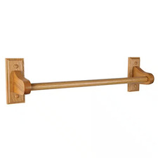 Dalton 30 In. Towel Bar in Honey Oak