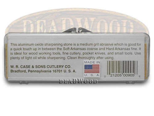 Cuchillo de bolsillo Case xx óxido de aluminio piedra aceitera cuchillos piedra de afilar 905 Foto 2 de 4