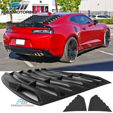 Fits 16-24 Camaro Ikon Style Rear Window Louver Quarter Side Scoop