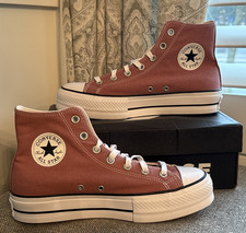 Size 9.5 Women's Converse Chuck Taylor All Star Lift Platform High Light Saddle