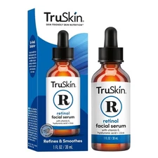 TruSkin Retinol Face Serum Anti-Aging Peptide Hyaluronic Acid 1 oz NOT vitamin C