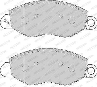 FERODO FVR1461 Bremsbelagsatz, Scheibenbremse für FORD