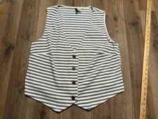H&M Divided Jacket Womens Size XL Black White...