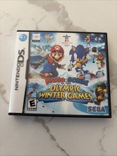 Mario Sonic at the Olympic Winter Games Nintendo DS CASE AND ARTWORK ONLY