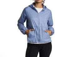 Peter Millar Starlight Windbreaker Jacket Womens Small BLUE LS24EZ303 NWT