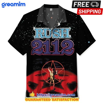 Rush 2112 Unisex Short Sleeve Hawaiian Shirt