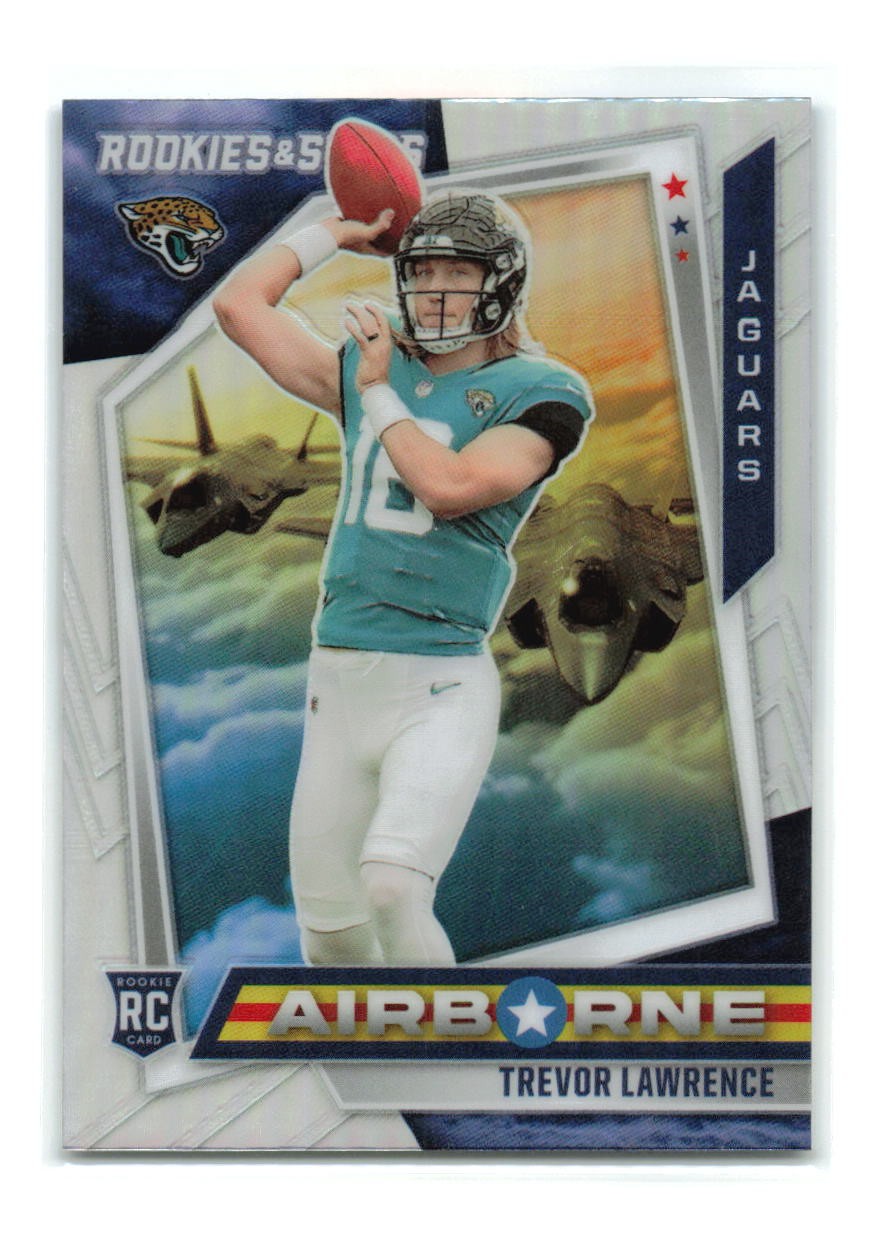 Trevor Lawrence - 2021 Panini Rookies & Stars #AB-16 Airborne Silver - Jaguars