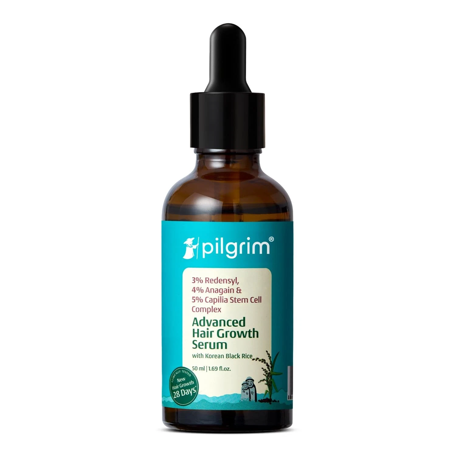 Pilgrim Redensyl 3% + Anagain 4% Advanced Hair Growth Serum 50ml
Opens in a new window or tab
