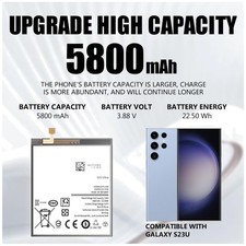 5800mAh Samsung Galaxy S23 Ultra Battery Repl...
