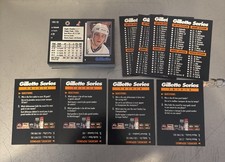 1991-92 Gillette Series Complete Set 40 Cards. Includes 4 CL And 4 Trivia Cards