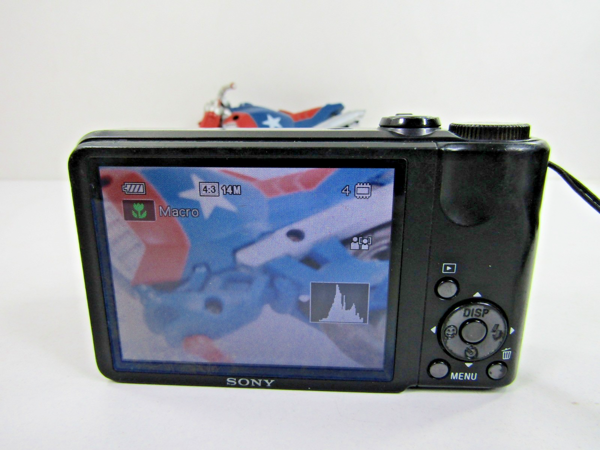 Sony Cyber-shot DSC-H55 14.1MP Digital Camera - Black for sale