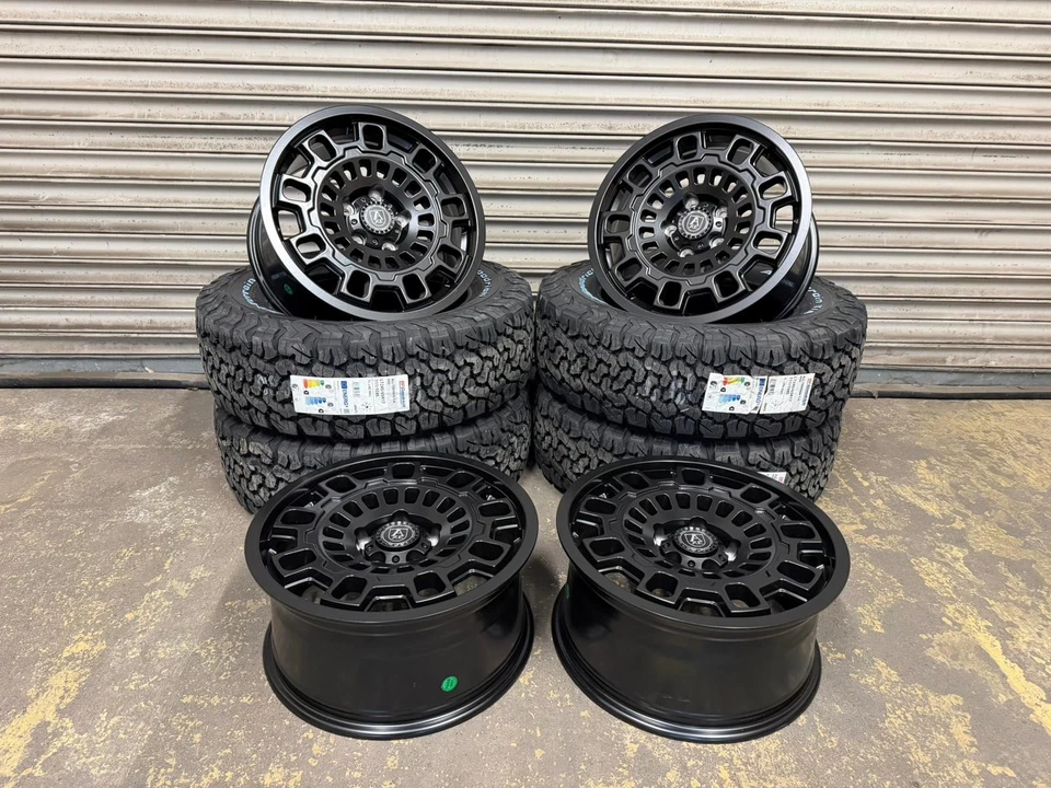 VW Transporter T5 T6 17” Wheels & Tyres Axe EX38 Swamper 245/65R17 BFGoodrich - Image 4 of 4