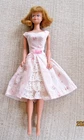 Vintage Midge Doll Strawberry Blonde in Garden Party Dress No Green Full Hair Ex
