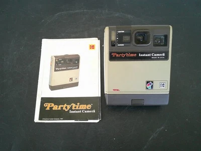 APPAREIL PHOTO KODAK PARTY TIME INSTANT CAMERA AVEC NOTICE - Photo 1/4