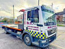68 MAN 7.5tonne recovery truck with slide and tilt bed and spec lift