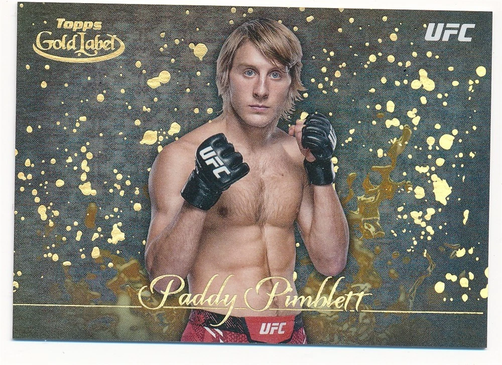UFC パディ・ピンブレット ゴールドディスコ10シリカード psa9