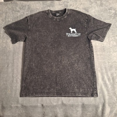 Straight Up Southern T-Shirt Size Medium Black Graphic Eagle Patriotic USA Tee