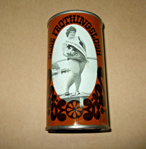Olde Frothingslosh Beer Can SS Steel Brown Color