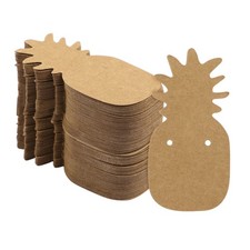  Porte boucles d'oreilles collier papier kraft marron carton à vendre