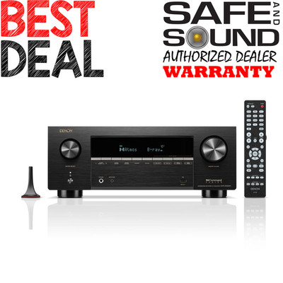 Denon AVR-X3900H 9.4 Channel 8K A/V Receiver with HEOS