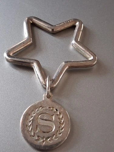 Tiffany & Co. Sterling Silver 925 Key Chain Ring Vintage