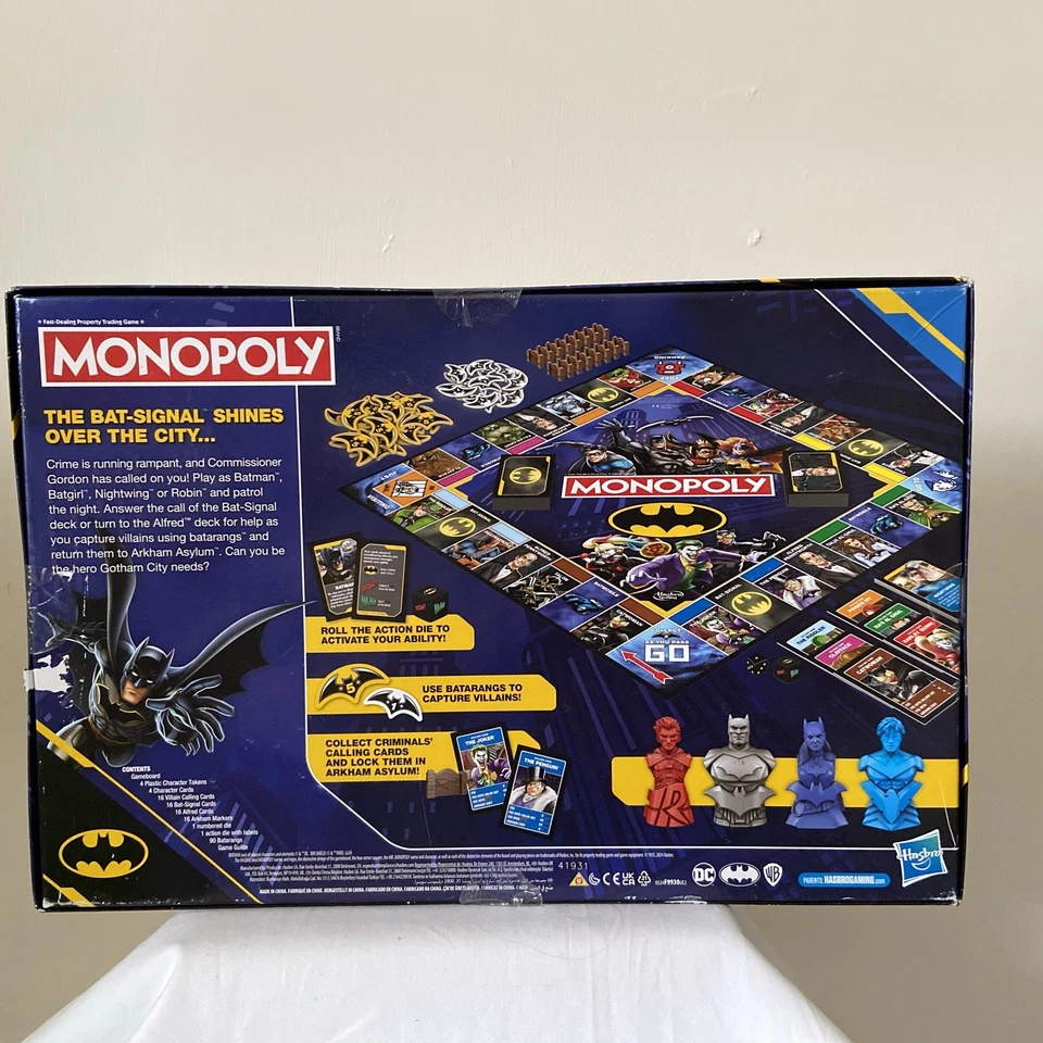 Hasbro Gaming DC Batman Monopoly - new - Image 2 of 4