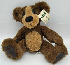 First And Main WOBEGONE Teddy Bear Plush Vintage New Old Stock w/ Tag Fuzzy Cute