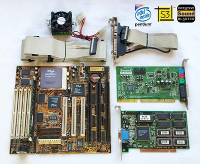 Retro Gamer Set 1996 - ZIDA 5SVX, Intel Pentium MMX, S3 Virge, Sound Blaster