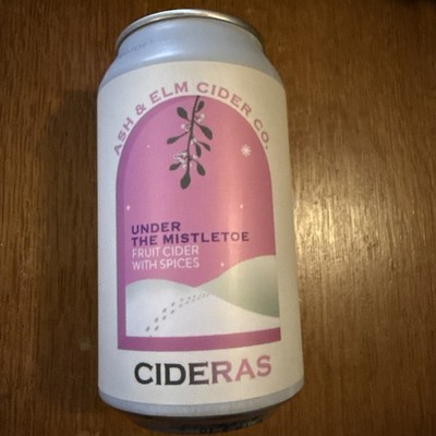 Taylor Swift Eras tour tribute cider can Under The Mistletoe fruit cider can
