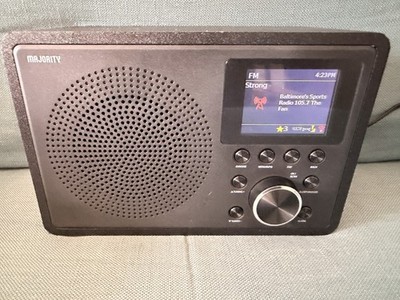 Majority Touro Internet Radio with WiFi and FM  DSP Speaker Black