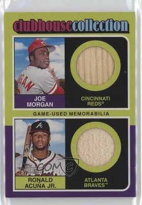 2024 Topps Heritage High Number 44/75 Ronald Acuna Jr Acuña Joe Morgan HOF jc3