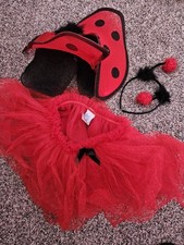 Dress Up Lady Bug Costume Kids 4-6