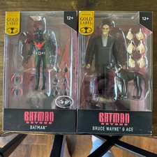 McFarlane Toys DC Multiverse Bruce Wayne & Ace Batman Beyond Gold Label VHTF