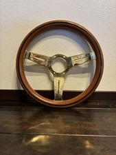 Nardi Wood Gold 330mm 33mm Diameter No Cracks Used From Japan Nardi Wood Gold 330mm 33mm Diameter No Cracks Used From Japan