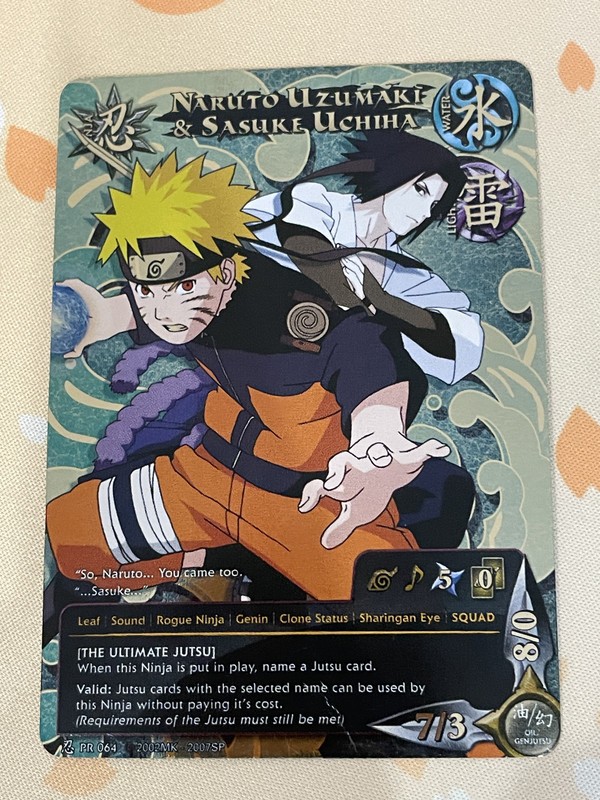 Naruto CCG, Naruto Uzumaki & Sasuke Uchiha, PR 064, HP, Foil | eBay