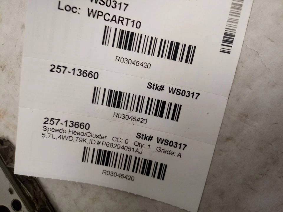 2019 Ram 1500 Speedometer 3046420 - Image 3 of 4